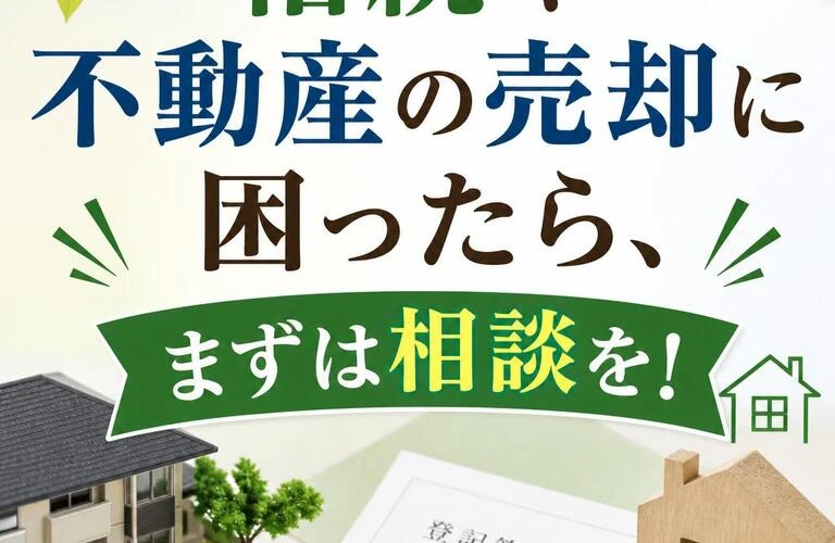 相続や不動産の売却に困ったら、まずは相談を！