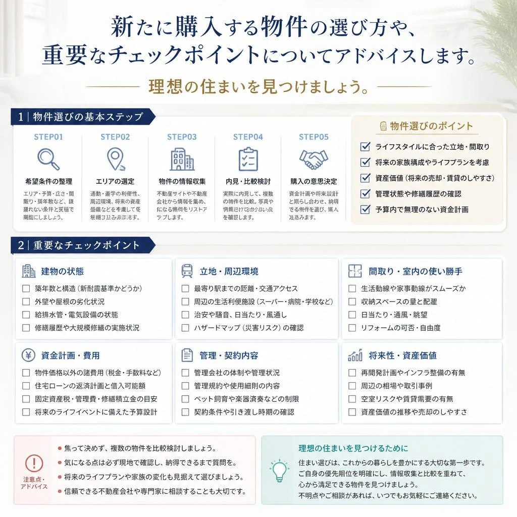 新居の選び方とポイント