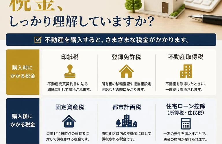 不動産購入後の税金、しっかり理解していますか？