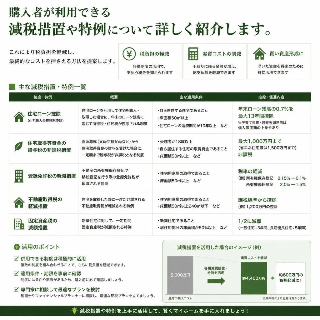 不動産取得税を軽減する方法