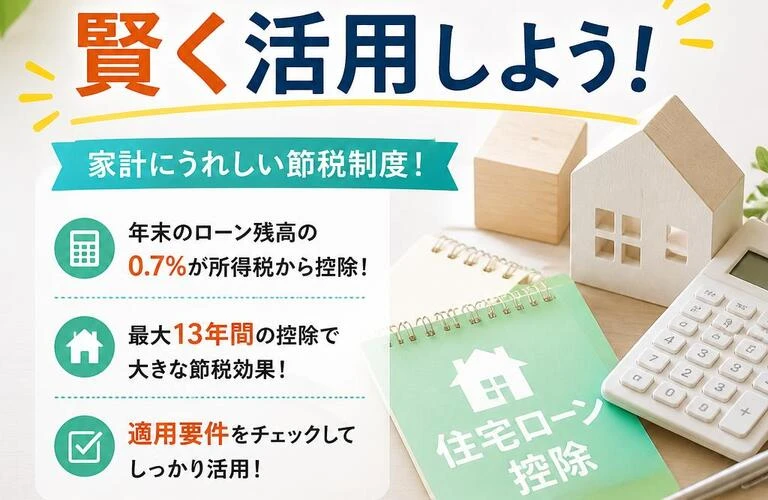 住宅ローン控除を賢く活用しよう！
