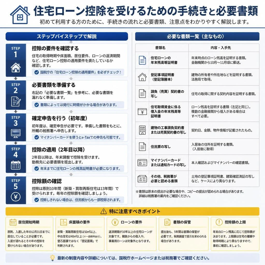 手続きの流れと必要書類