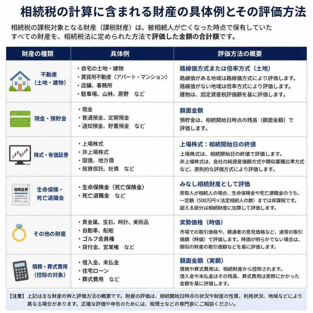 どのような財産が対象になるのか？