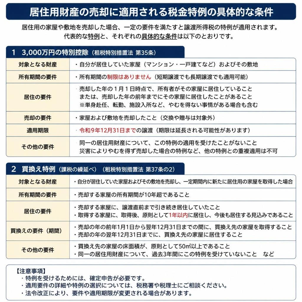 特例の適用条件とは？