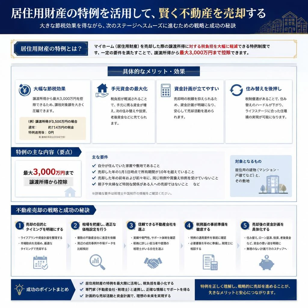 特例を利用した不動産売買のメリット