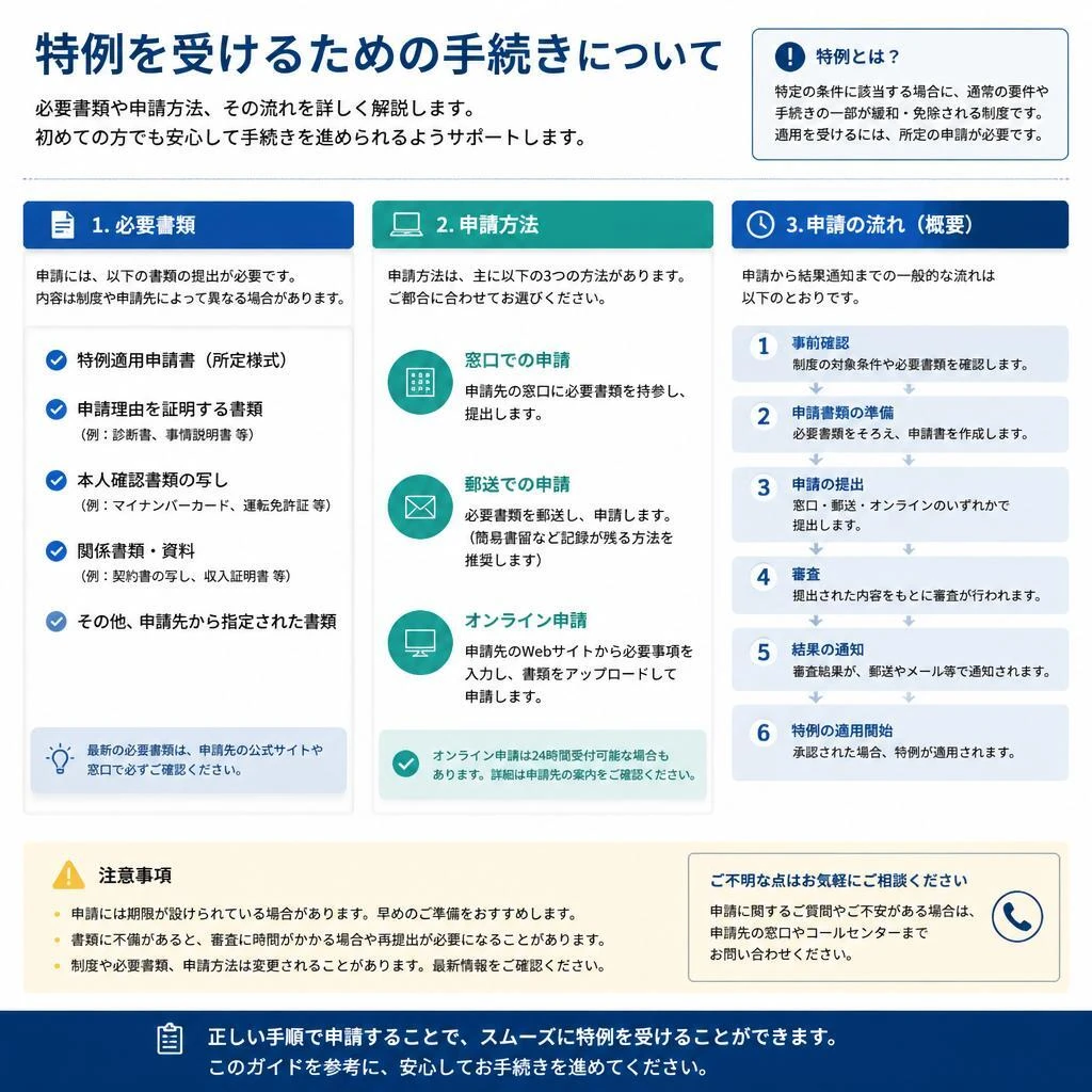 手続きの流れ