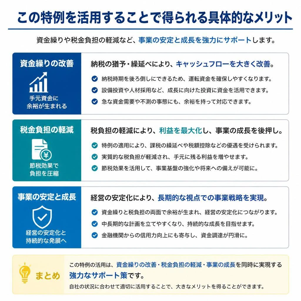 特例を利用するメリット