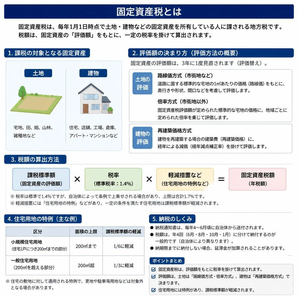 評価方法と税額の算出