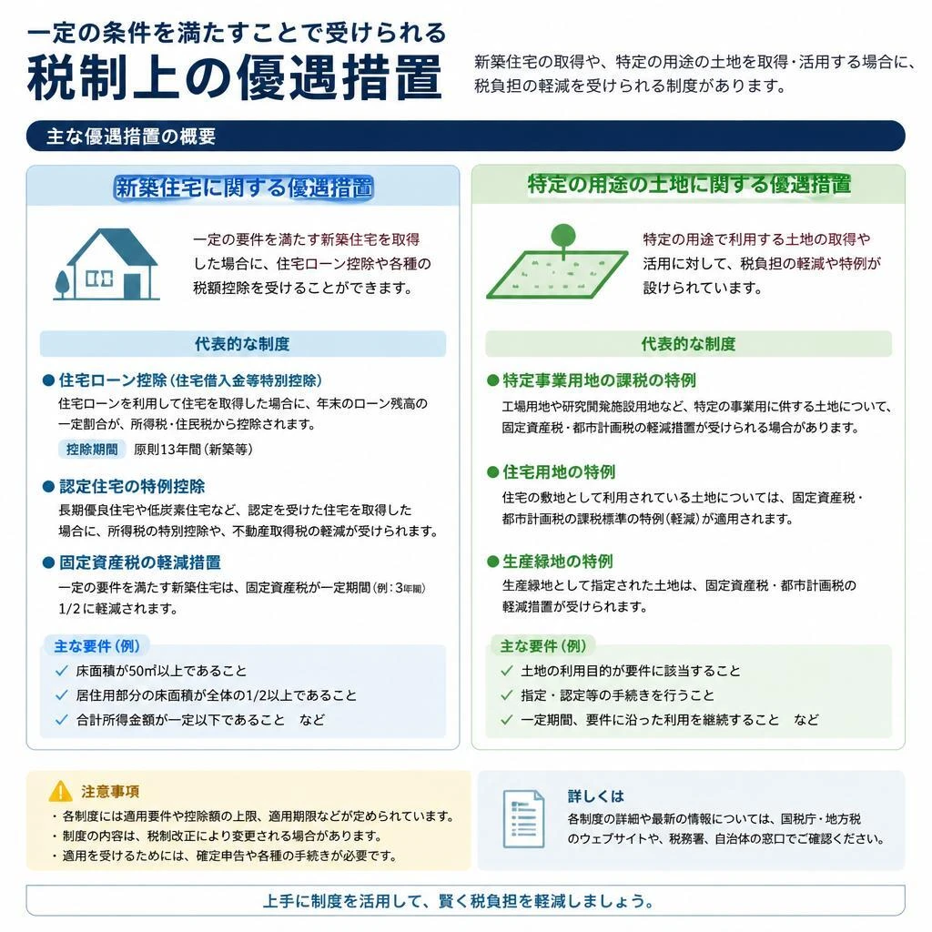 固定資産税の軽減措置