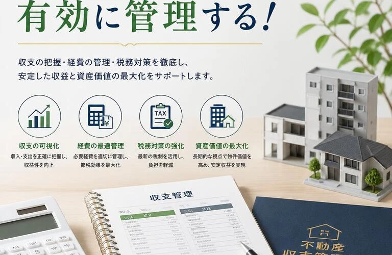 不動産所得を有効に管理する！