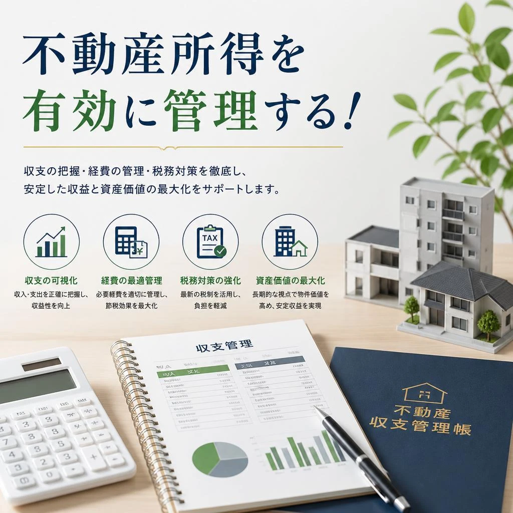 不動産所得を有効に管理する！