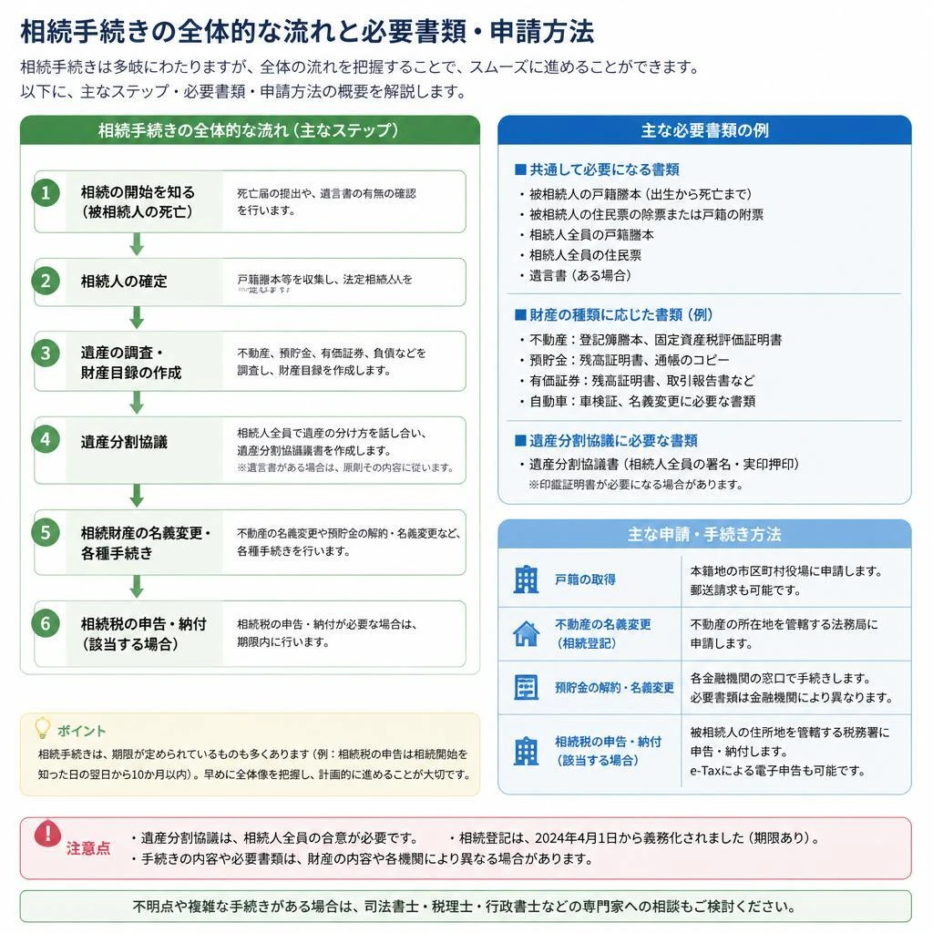 相続の手続きと流れ