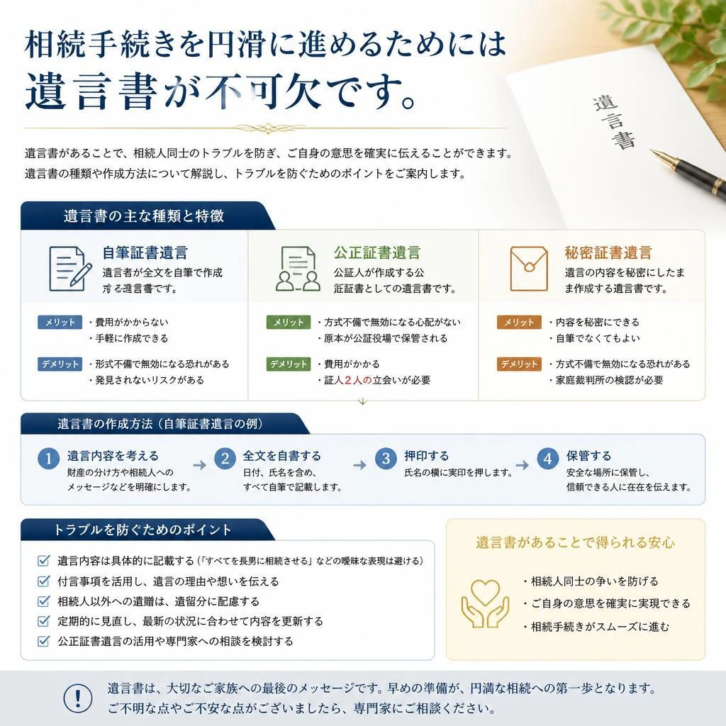 遺言書の重要性