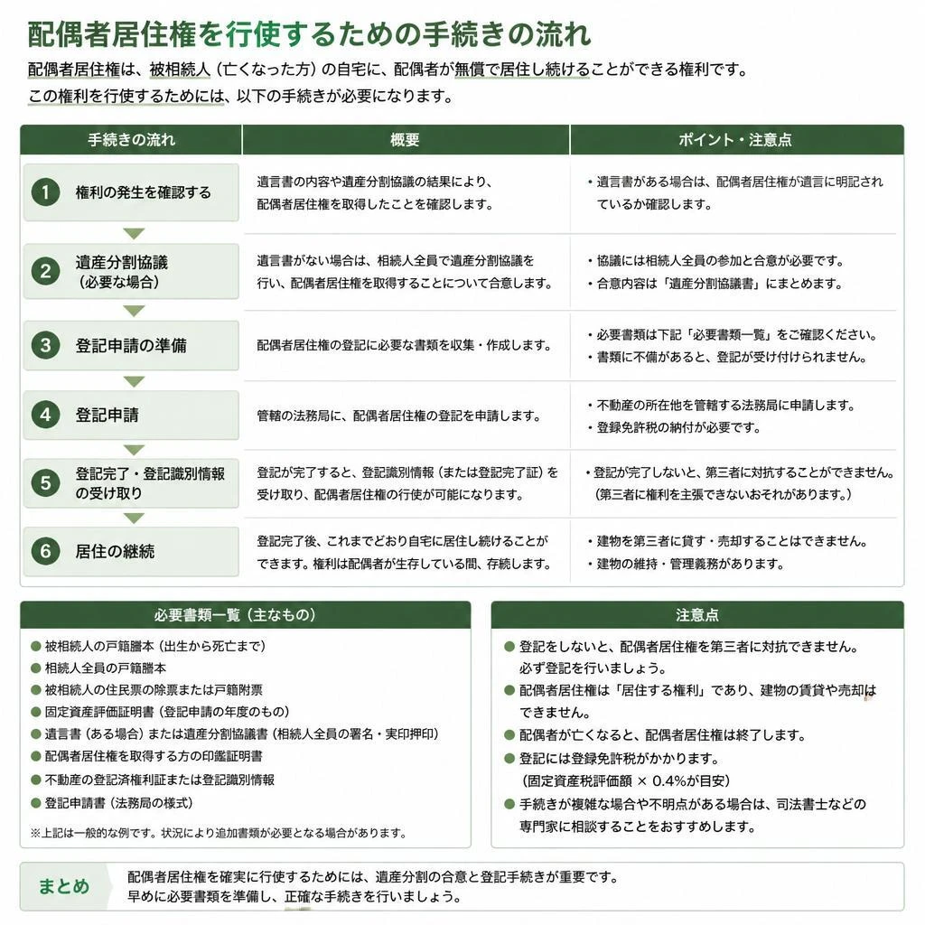 手続きの流れ