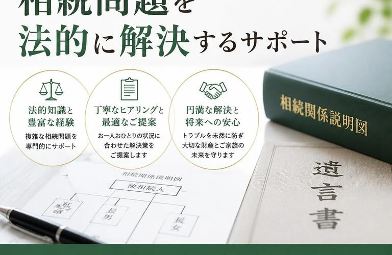遺産財産の運用を円滑に！相続問題を法的に解決するサポート