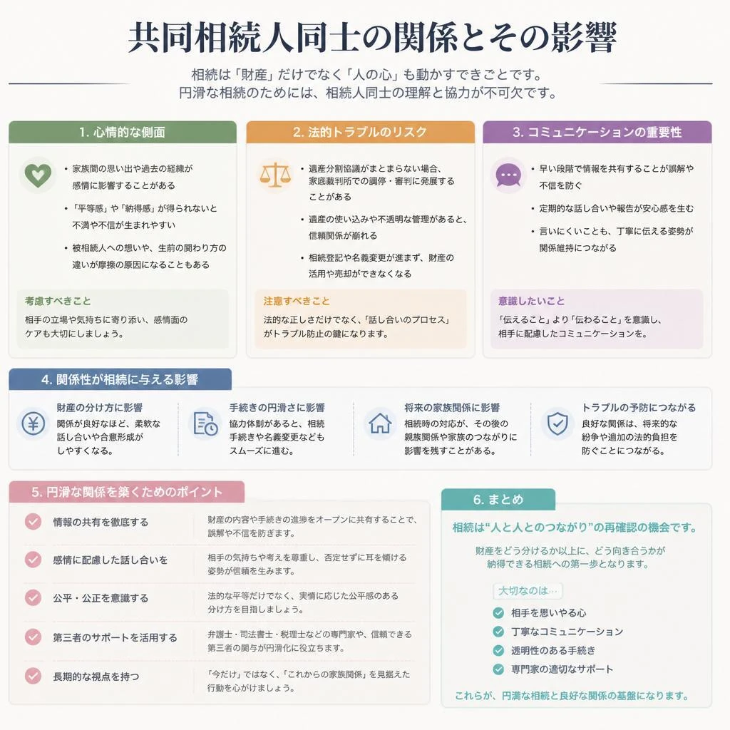 共同相続人の関係性