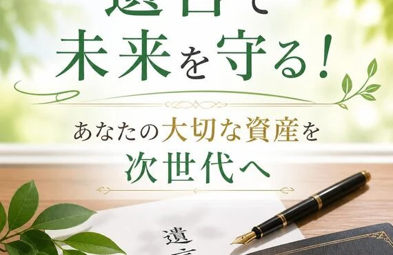 遺言で未来を守る！あなたの大切な資産を次世代へ