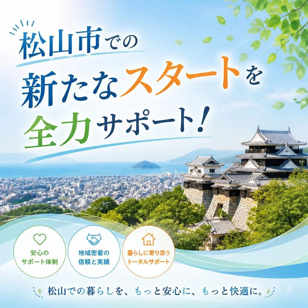 松山市での新たなスタートを全力サポート！