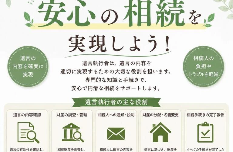 遺言執行者の役割を知り、安心の相続を実現しよう！