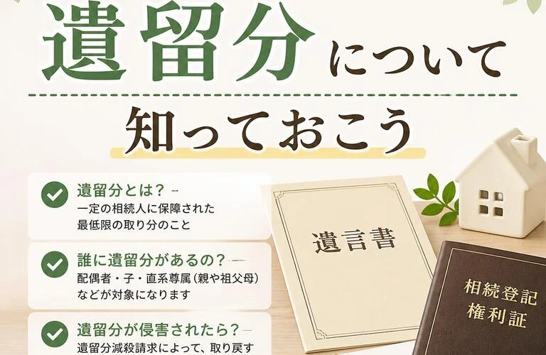 相続の不安を解消！遺留分について知っておこう