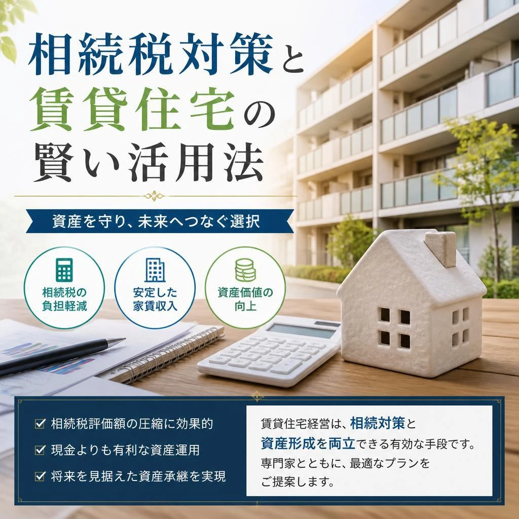 相続税対策と賃貸住宅の賢い活用法