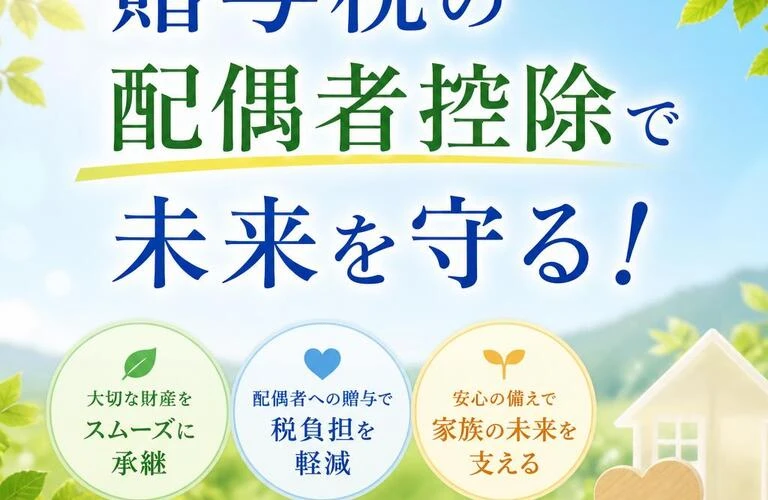 贈与税の配偶者控除で未来を守る！