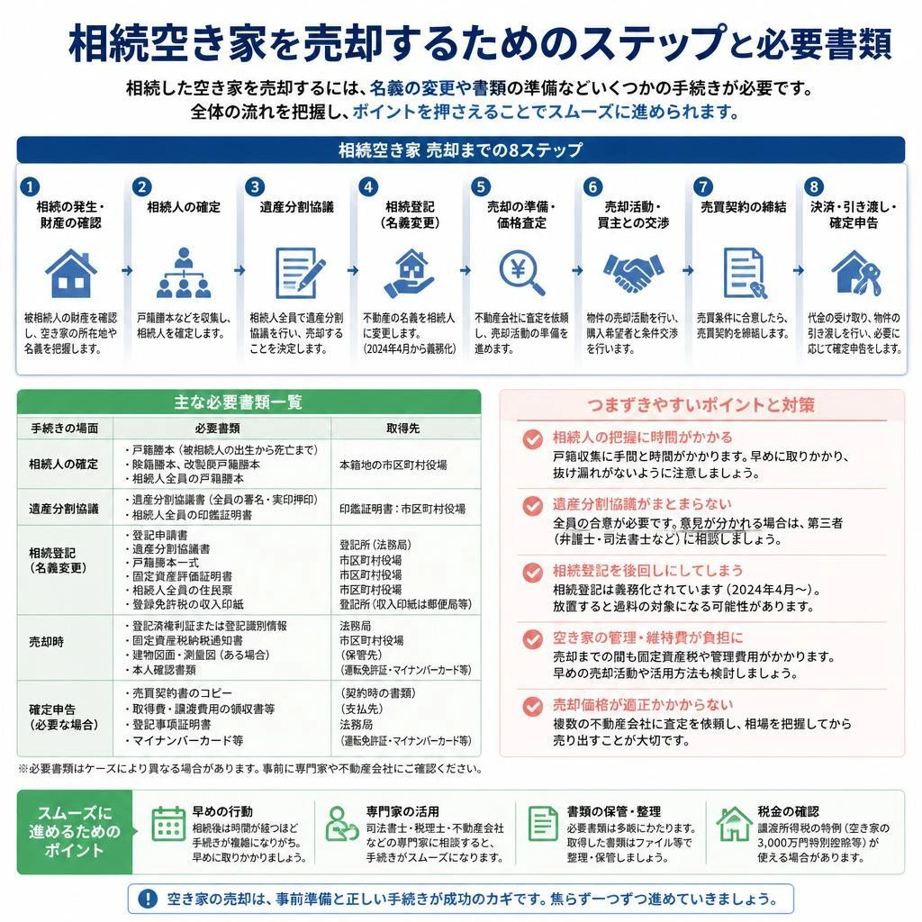 具体的な流れと手続き