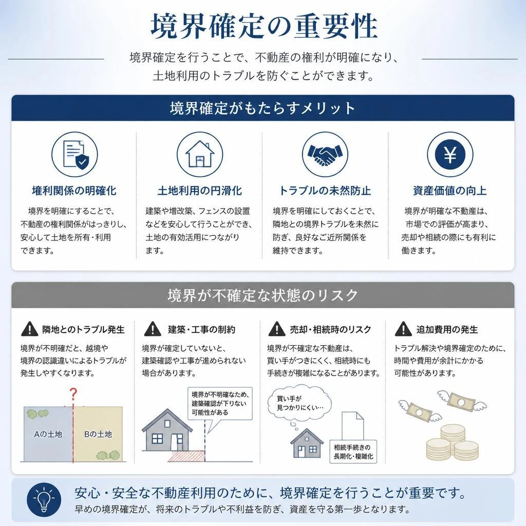 境界確定の必要性