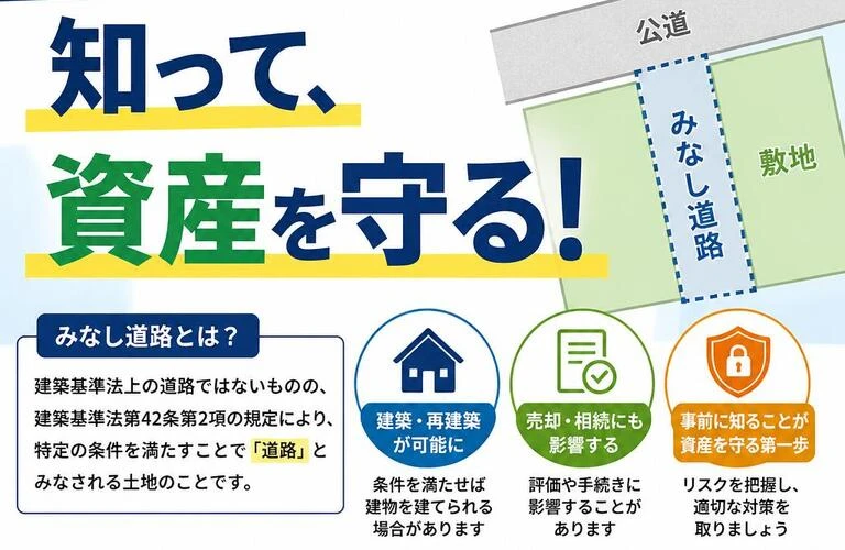 「みなし道路」について知って、資産を守る!