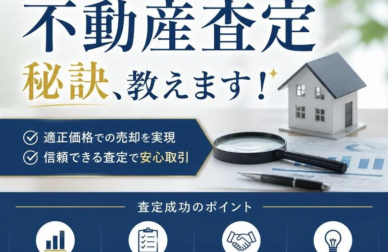 不動産査定成功の秘訣、教えます！