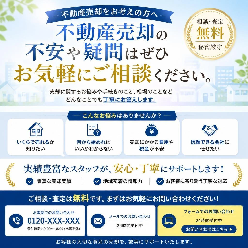 まずは相談を！あなたの不動産を守るために