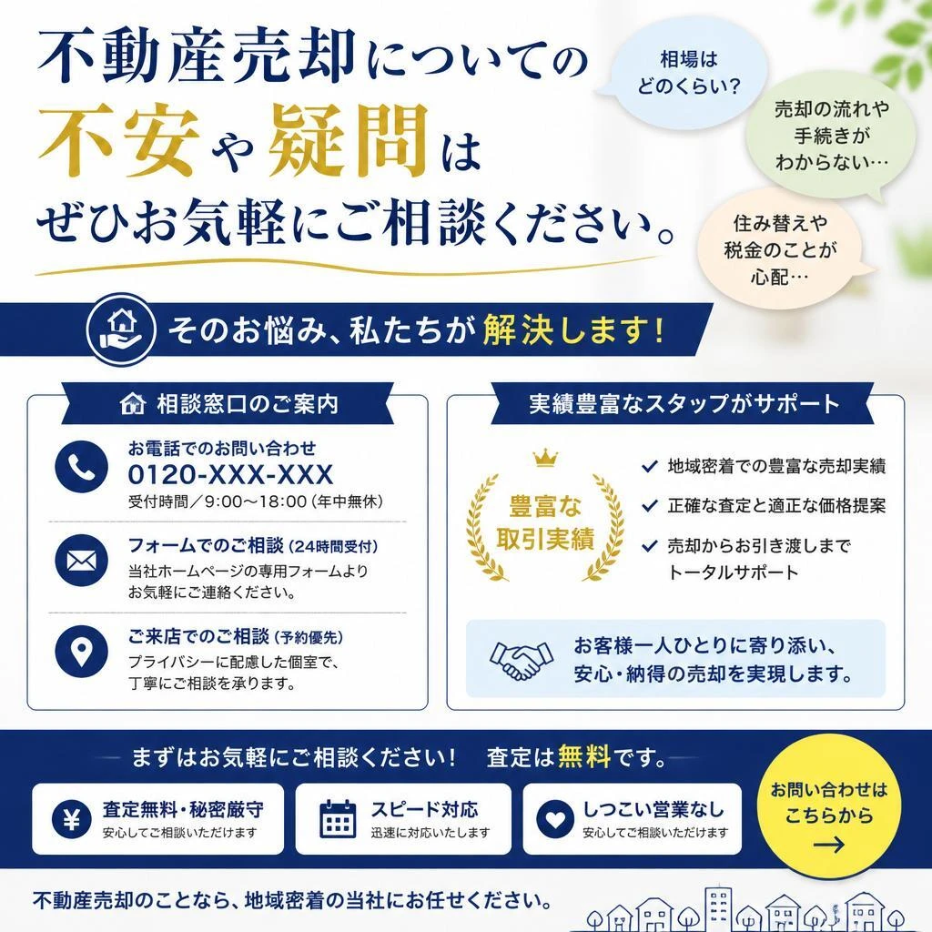 まずは相談を！あなたの不動産を守るために