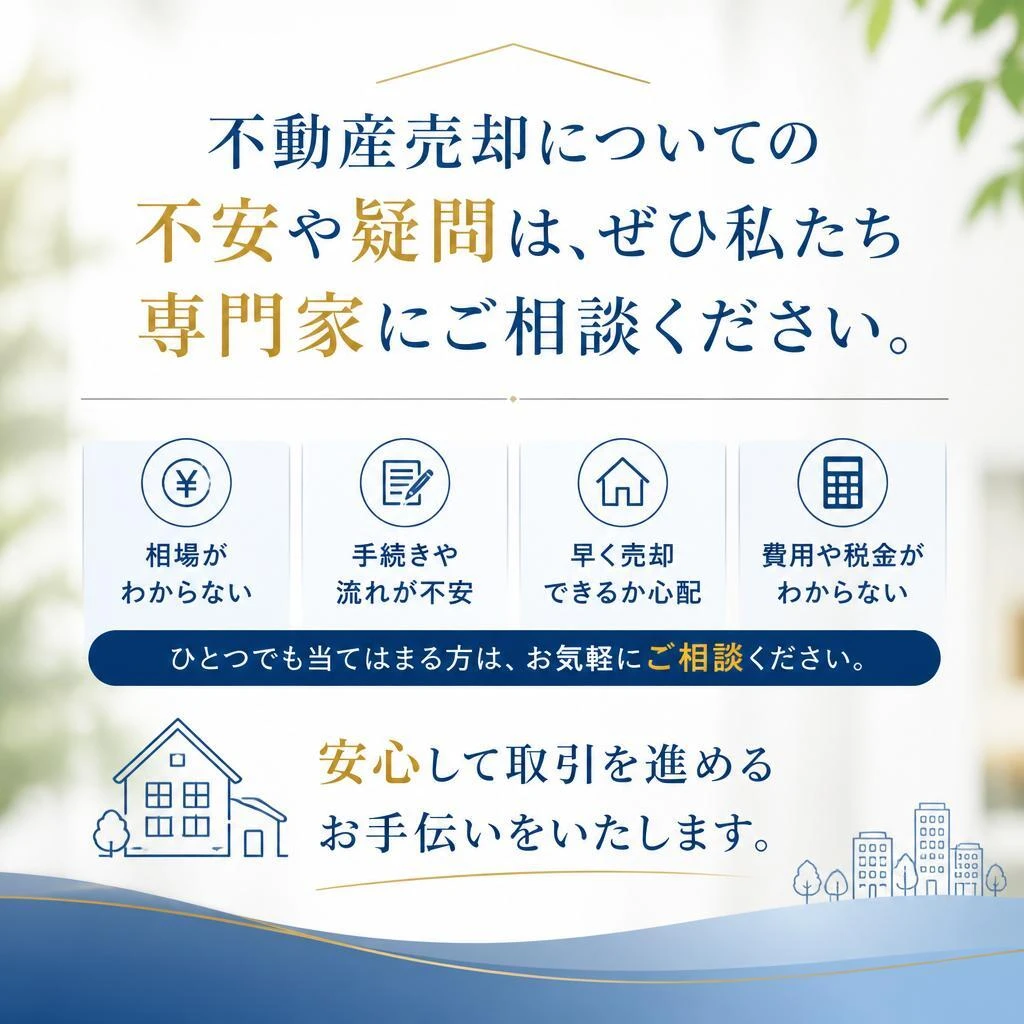 今すぐ相談しよう！プロからのサポート