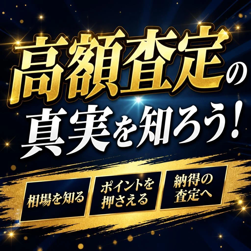 高額査定の真実を知ろう！