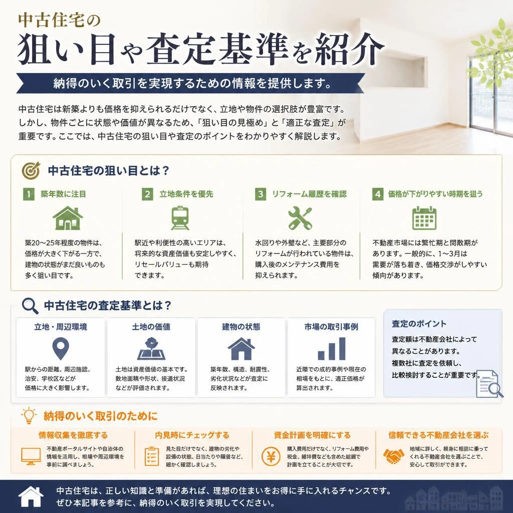 中古住宅の査定ポイント