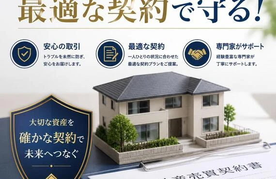 あなたの大切な不動産、最適な契約で守る！