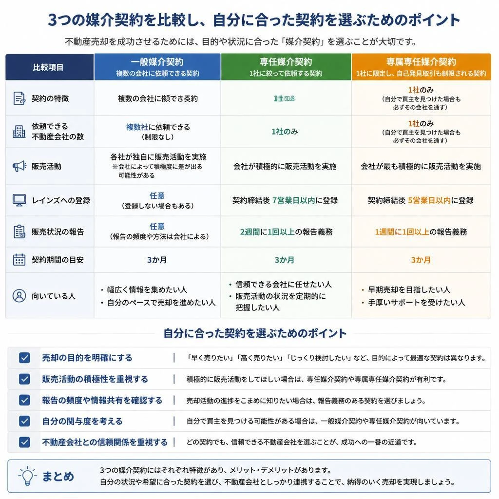 5. それぞれの契約の比較