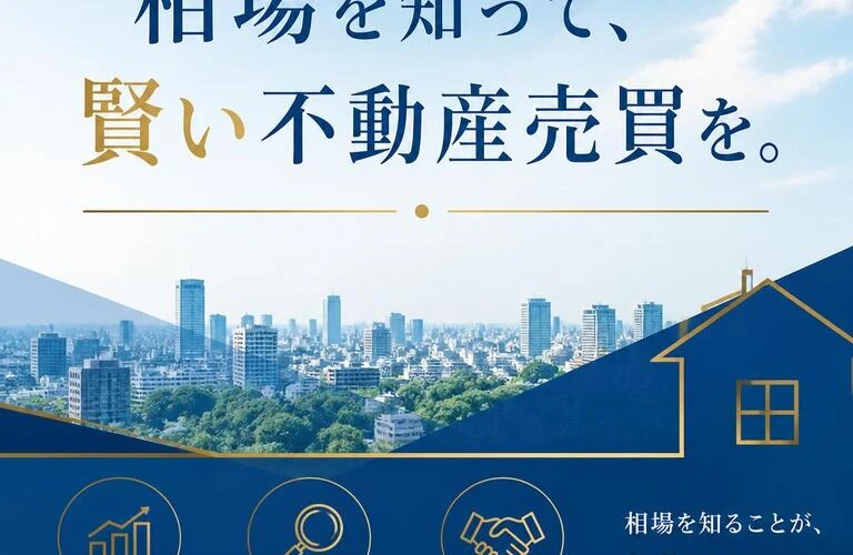 相場を知って、賢い不動産売買を。