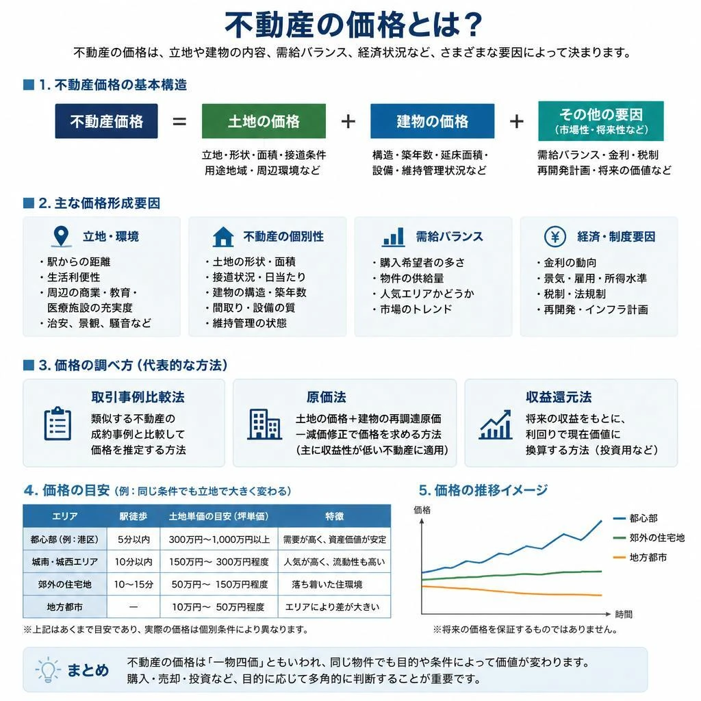 不動産の価格、あなたは理解していますか？