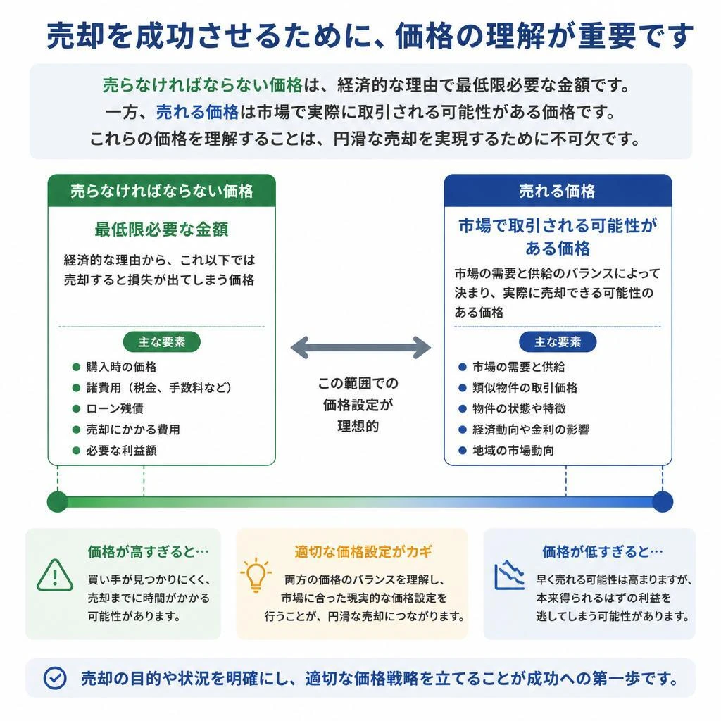 売らなければならない価格と売れる価格の違い