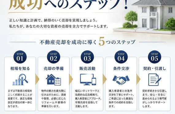 不動産売却の専門家が贈る、成功へのステップ！
