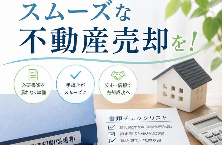 書類の準備でスムーズな不動産売却を！