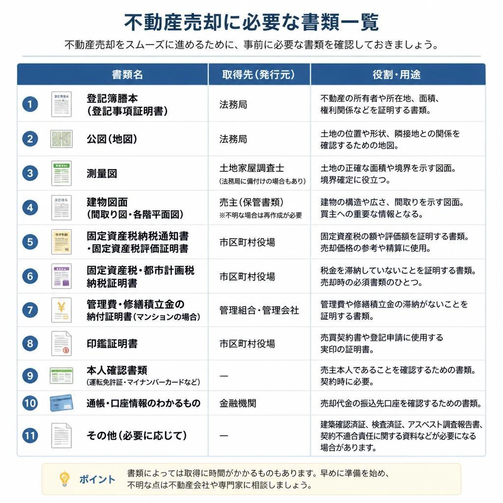 2. 必要な書類一覧