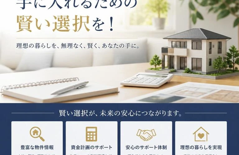 新たな住まいを手に入れるための賢い選択を！