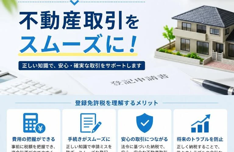 登録免許税を理解して不動産取引をスムーズに！