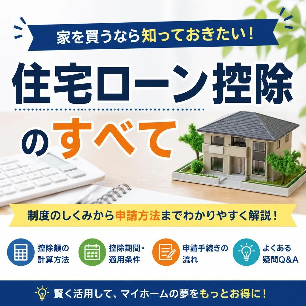 家を買うなら知っておきたい！住宅ローン控除のすべて