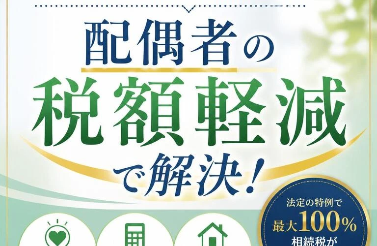 相続税のお悩み、配偶者の税額軽減で解決！