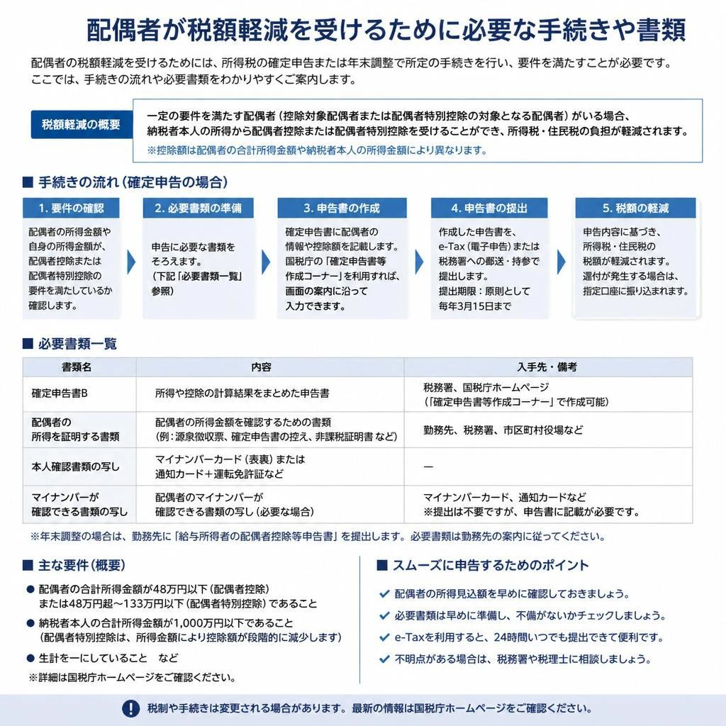 税額軽減を受けるためのステップ