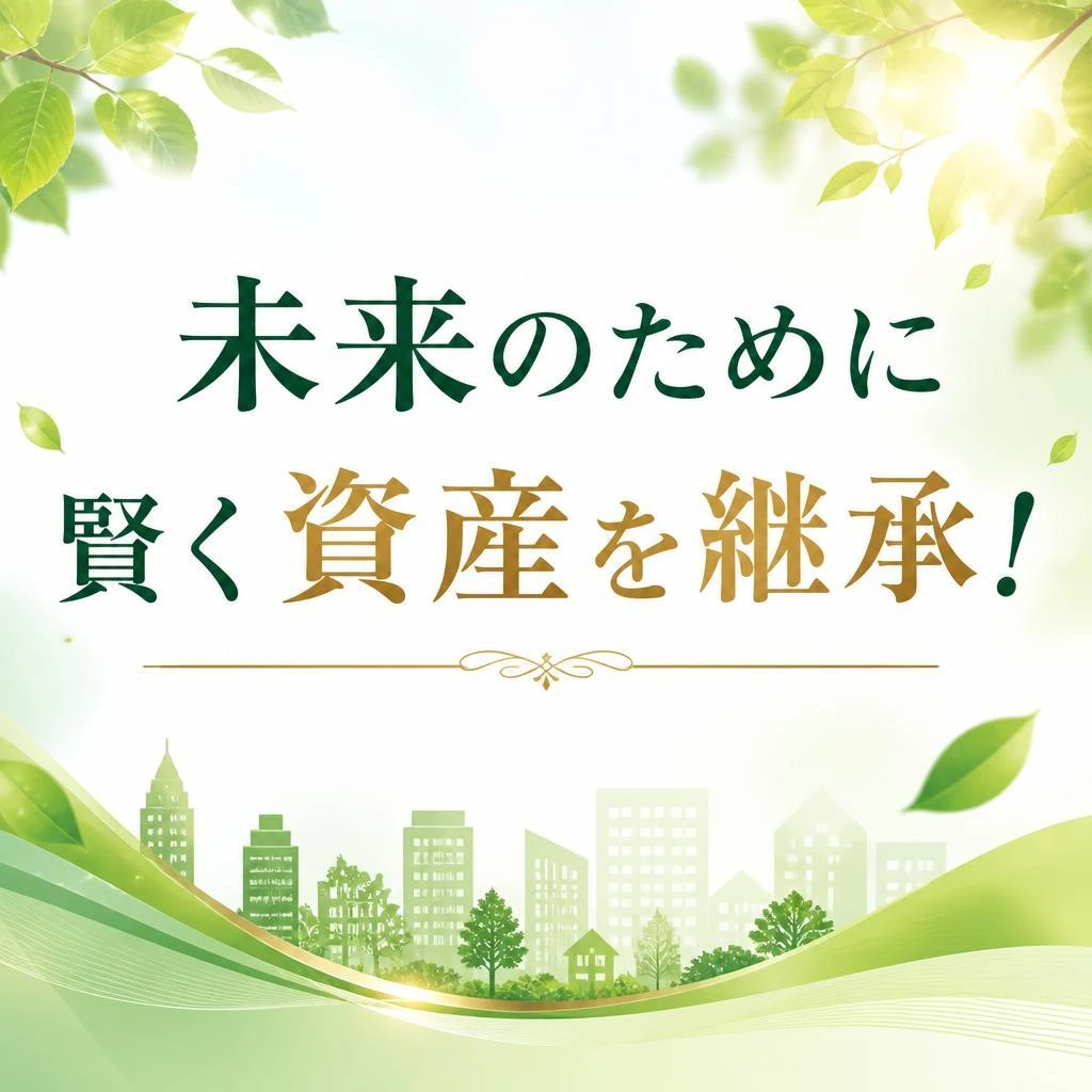 未来のために賢く資産を継承！
