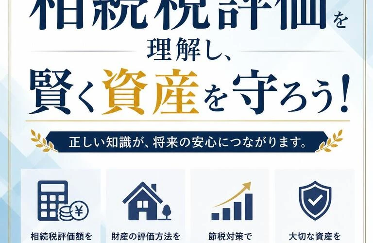 相続税評価を理解し、賢く資産を守ろう！